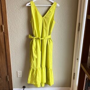 GAP NWOT gorgeous chartreuse dress